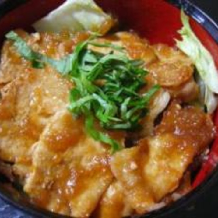 簡単我が家の豚丼